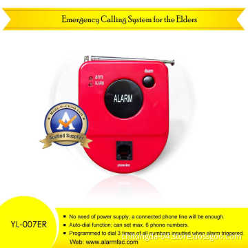 Wireless Mini Emergency Personal Phone Line Security Alarm System (YL-007ER)